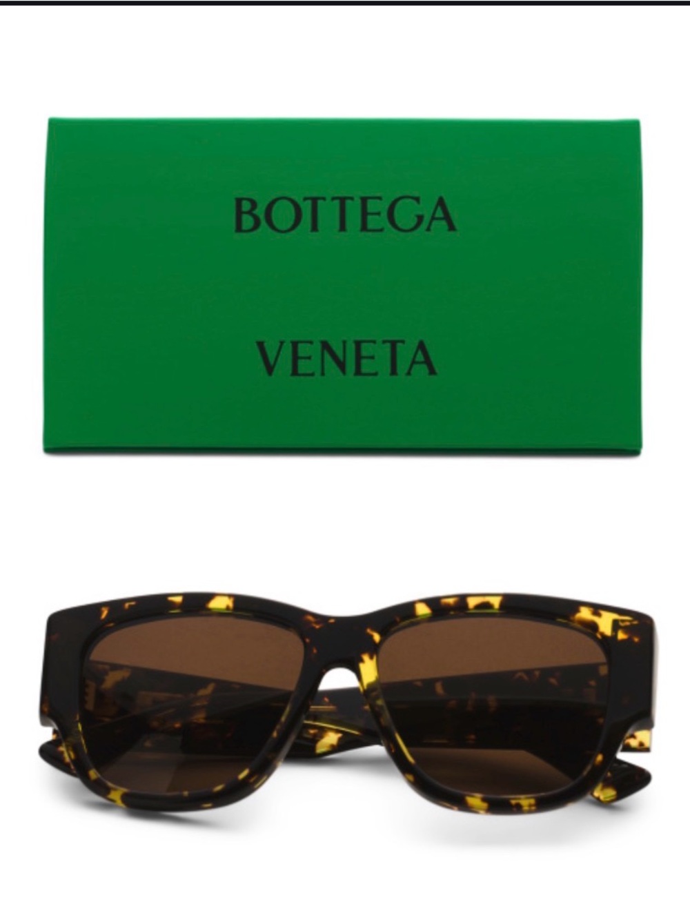 Bottega Veneta Women’s Tortoiseshell Sunglasses - Brown Lenses